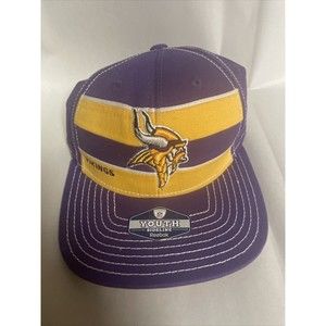 Vikings Youth Head Gear Reebok 1 Size Cap